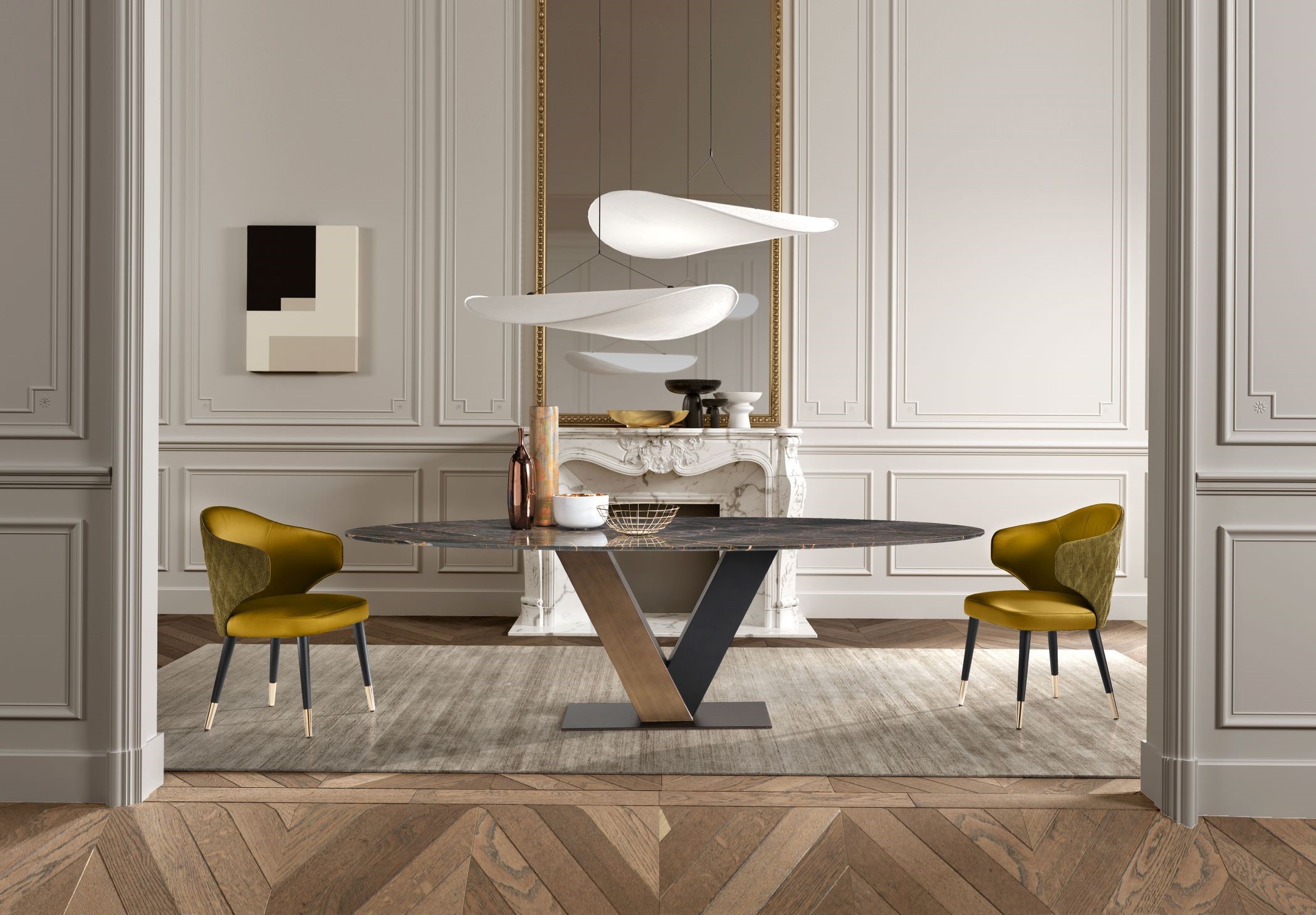 Tavolo da pranzo stile minimale, per la casa moderna. Design Luca Roccadadria per formerin Italia, arredamento per la casa made in Italy