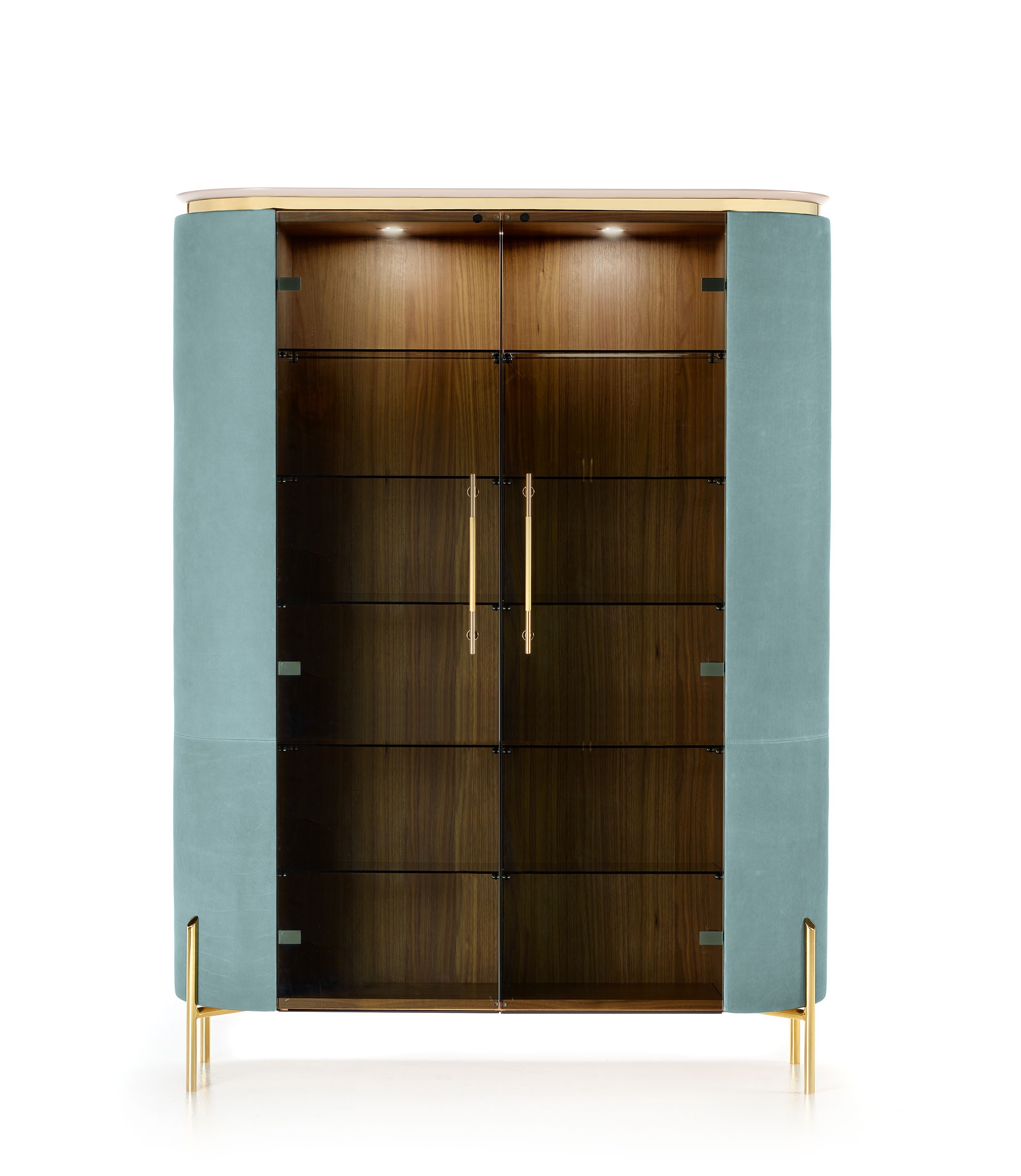 brera glass cabinet modern design furniture for home and villas by lorenzo remedi
