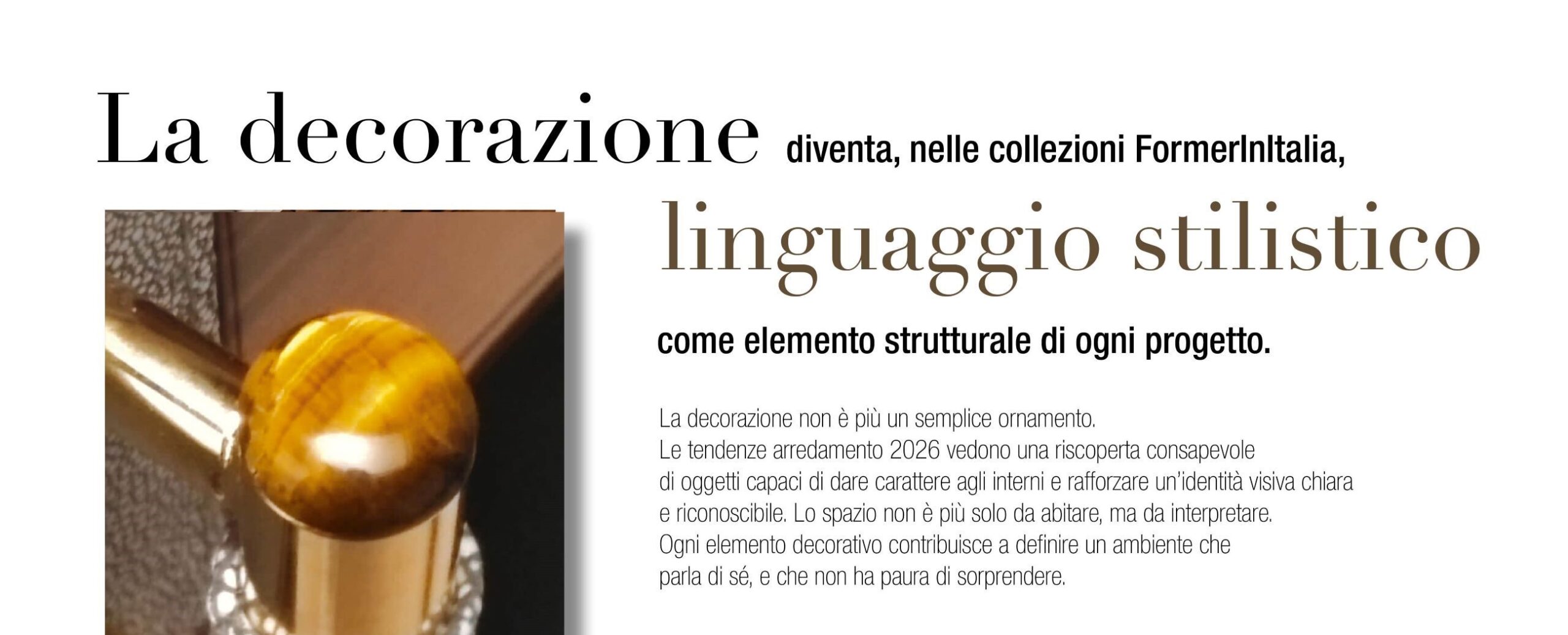 Tendenze arredamento 2026 nell'interior design e arredamento casa formerin italia