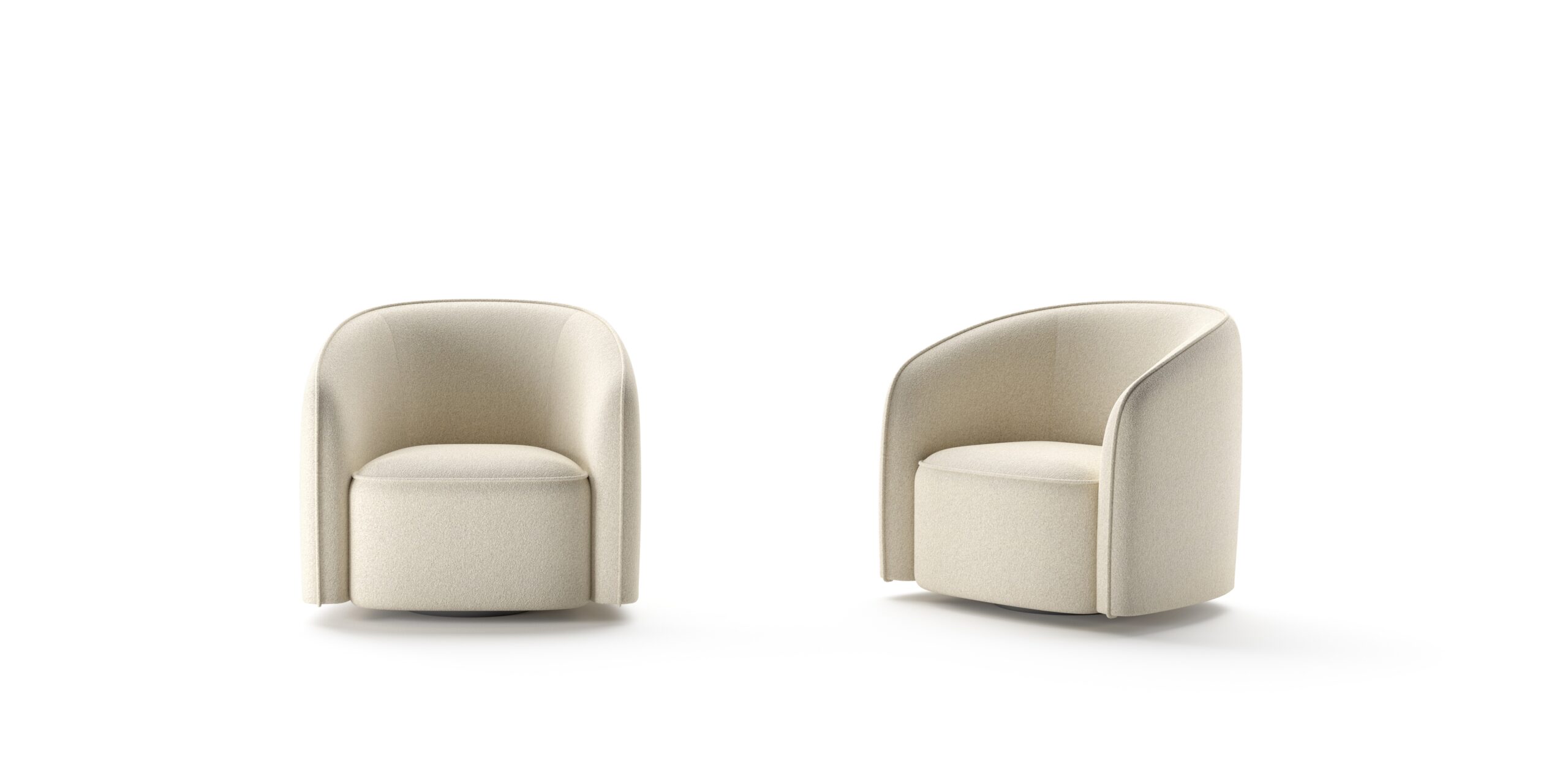 Luxury interior with Oasis armchair and sophisticated Italian furniture formerin italia