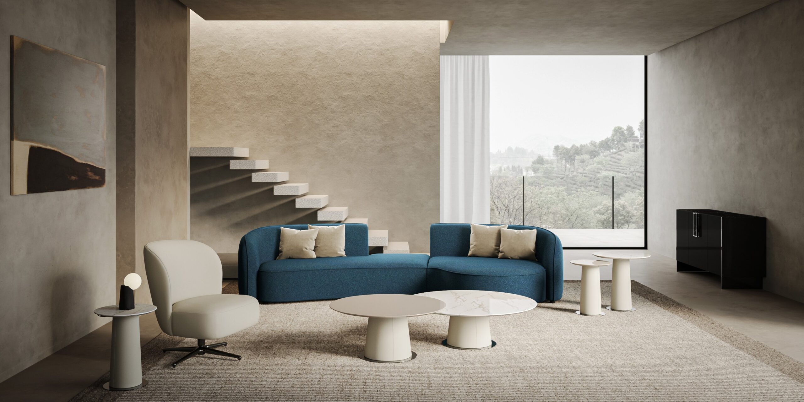 formerin italia Oasis modular sofa Made in Italy for contemporary interior design projects